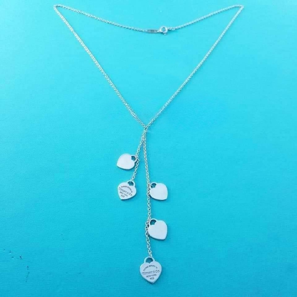 Tiffany & Co Multi-heart Lariat Necklace